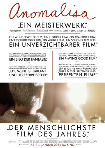 Anomalisa (Charlie Kaufman & Duke Johnson)