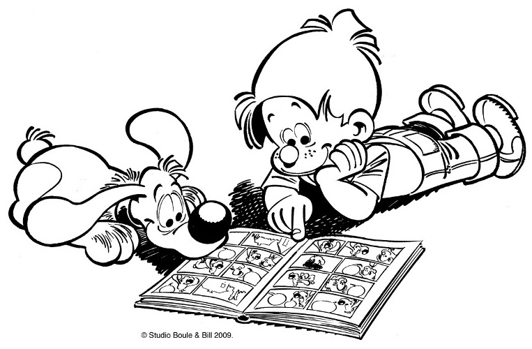 Boule & Bill (gern verwendetes Motiv)