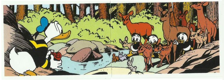 Panini Donald Duck Sticker Story, Sticker #181-182 (<i>Familie Duck auf Ferienfahrt</i>)