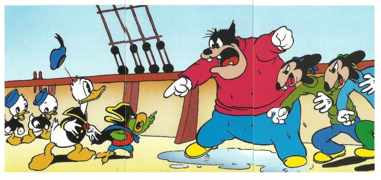 Panini Donald Duck Sticker Story, Sticker #26-28 (<i>Piratengold</i>)